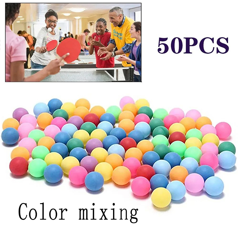 50 stuks multicolor plastic pi - Table Tennis Olympics recensie en prijs